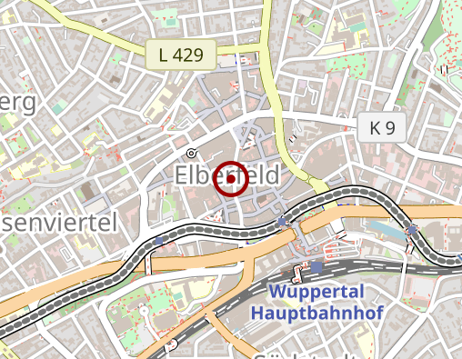 Karte: Osteopathie Zentrum Wuppertal