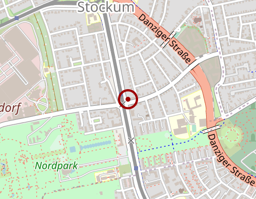 Karte: Bären-Apotheke an d. Messe