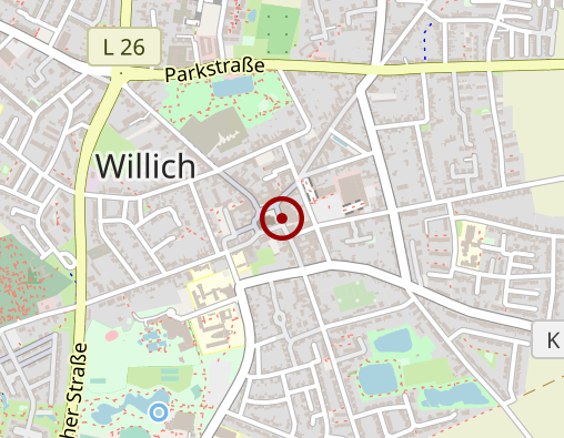 Karte: Büllesbach Kerstin Verhaltenstherapie Psychologische Psychotherapeuten