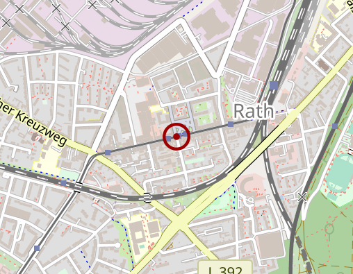 Karte: Apotheke in Rath