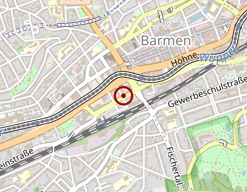 Karte: Reisebüro BERGER am Barmer Bahnhof