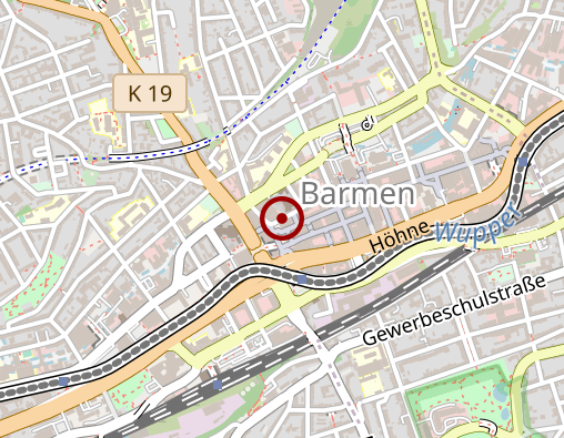 Karte: activano Wuppertal GmbH