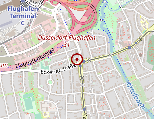 Karte: DRK zentrum plus Unterrath