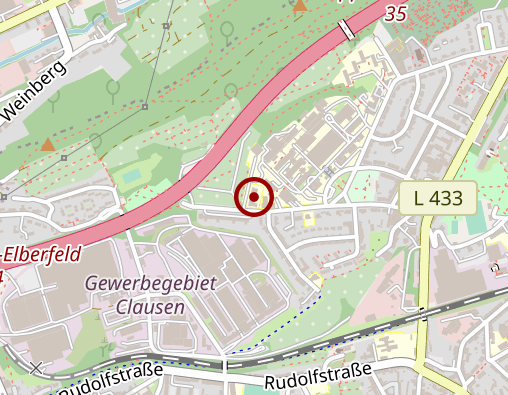 Karte: Psychiatrische Klinik Wuppertal Sanderstr. 7