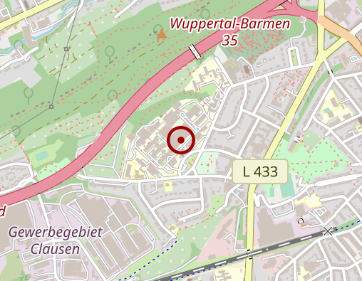 Karte: HELIOS Universitätsklinikum Wuppertal GmbH