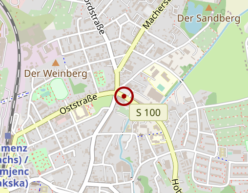 Karte: AZURIT Seniorenzentrum Bautzner Berg