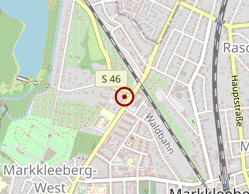 Karte: DRK Sozialstationen/Soziale Dienste Leipzig und Umland gGmbH Pflegedienst Markkleeberg