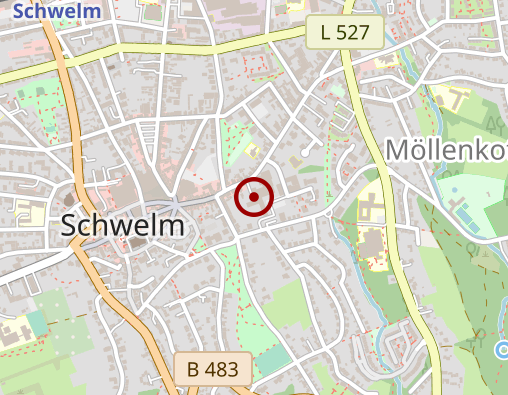 Karte: Leitstelle für Feuerschutz, Rettungsdienst und Großschadenslagen des EN-Kreises