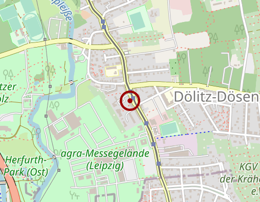 Karte: Städtische Altenpflegeheime Leipzig gGmbH, SAH Seniorenpark Dölitz