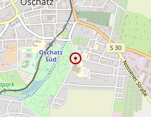 Karte: Kurzzeitpflege Collm Klinik Oschatz GmbH