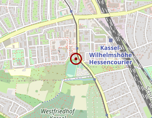 Karte: Fachpflegezentrum Bergstrasse GmbH Stationäre Pflege