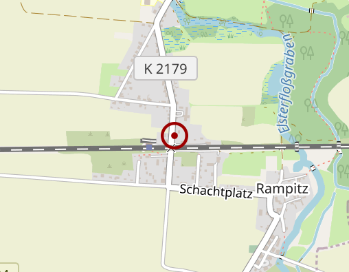 Karte: Pflegeteam Luppe-Aue GmbH & Co. KG Bereich Tagespflege