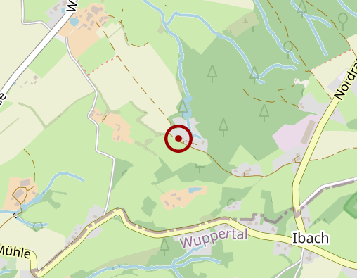 Karte: Haus Bucken e.V. Lebensgemeinschaft autistischer Menschen