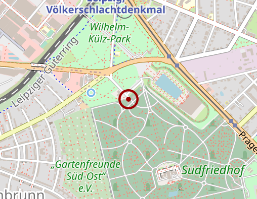 Karte: Städtisches Bestattungswesen Leipzig GmbH