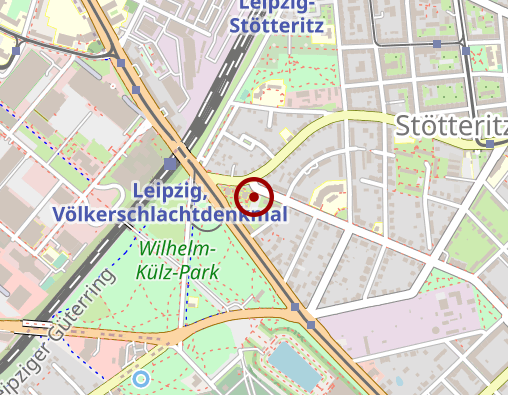 Karte: Städtische Altenpflegeheime Leipzig gGmbH, SAH Naunhofer Str.