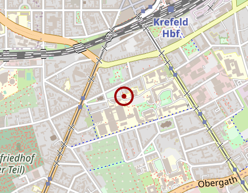 Karte: Helios Klinikum Krefeld