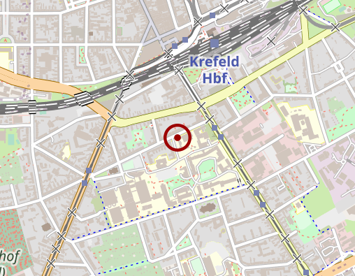 Karte: Tagesklinik Klinik Königshof am Helios Krefeld