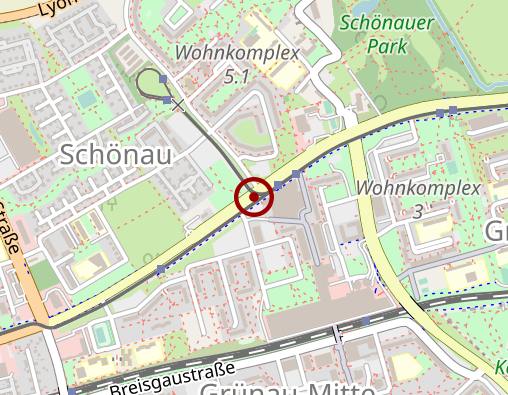 Karte: Betreuungs- und Familienentlastender Dienst e.V. - Leipzig