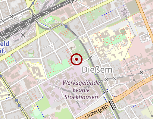 Karte: Lebenshilfe für Menschen mit geist.Behinderung Krefeld e.V.