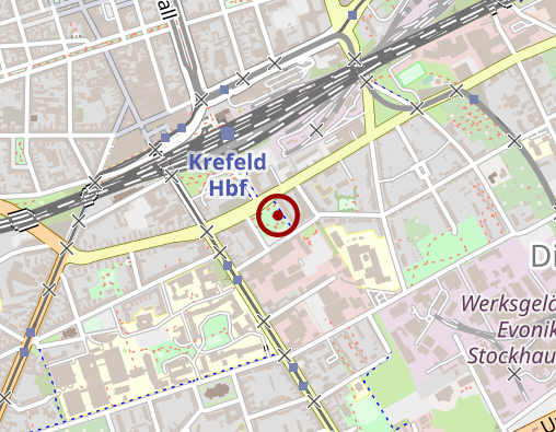 Karte: miCura Pflegedienste Krefeld GmbH