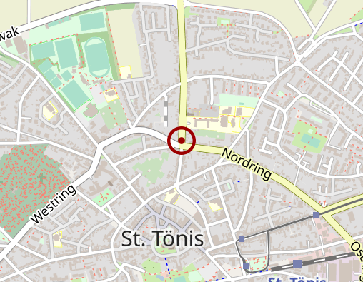 Karte: Herlferkreis der Ev. Kirchengemeinde St. Tönis