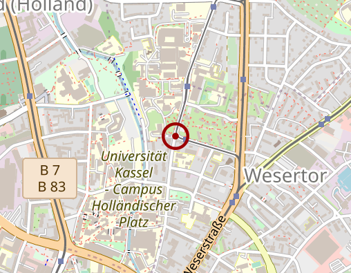 Karte: Klinikum Kassel GmbH