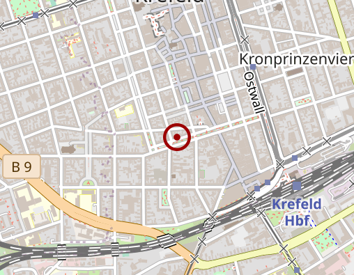 Karte: Ambulant Betreutes Wohnen Diakonie Krefeld & Viersen