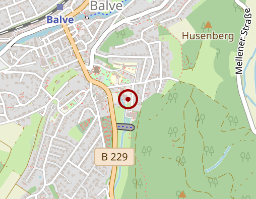 Karte: Altenpflegeheim und Betreutes Wohnen St. Johannes, Balve