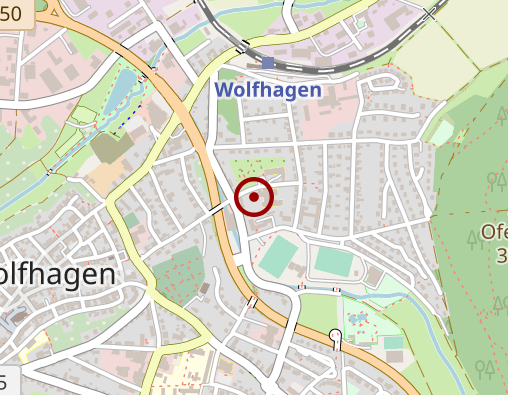 Karte: Sozialpflegedienst Seniorenzentrum Wolfhagen gGmbH