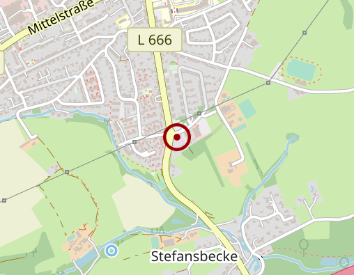 Karte: Sozialstation der Arbeiterwohlfahrt - Unterbezirk Ennepe-Ruhr