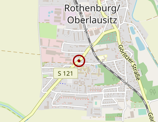 Karte: Orthopädisches Zentrum Martin-Ulbrich-Haus Rothenburg gGmbH