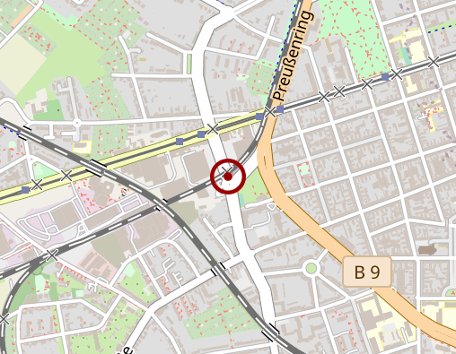 Karte: Kleeblatt Apotheke im EKZ