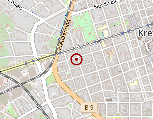 Karte: DLRG Bezirk Krefeld