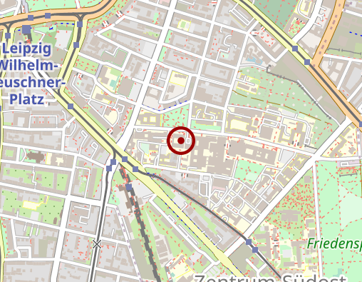 Karte: Universitätsklinikum Leipzig Anstalt öffentlichen Rechts