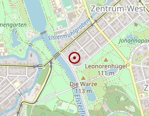 Karte: Senioren-Wohnpark Leipzig "Stadtpalais"