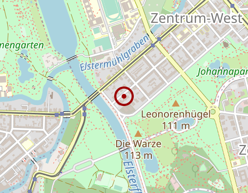 Karte: Senioren-Wohnpark Leipzig - Stadtpalais