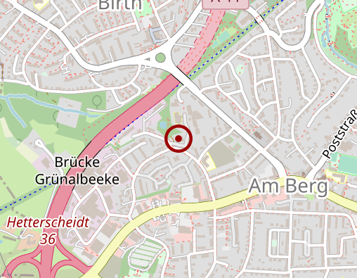 Karte: Lebenshilfe für Menschen m. geist. Behinderung KV Mettmann e.V. Wohnheim