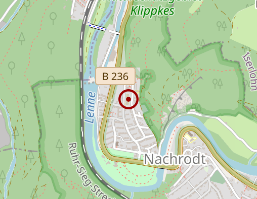 Karte: Perthes-Haus Nachrodt