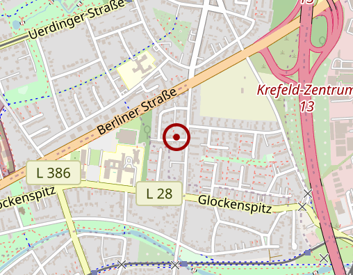 Karte: Praxisgemeinschaft Brandenburger Straße Praxis für Physiotherapie