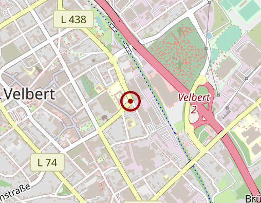 Karte: SKFM Velbert Dienstleistungs gGmbH