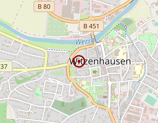 Karte: AWO Altenzentrum Witzenhausen