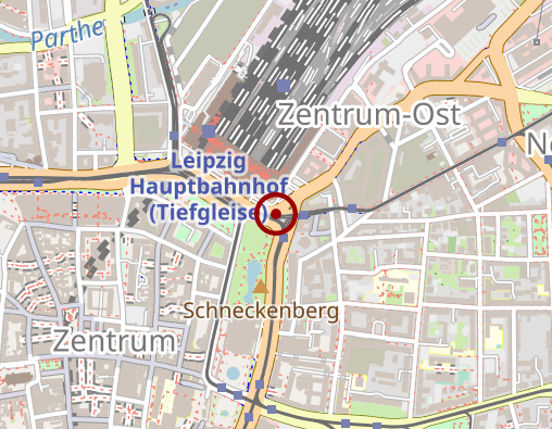 Karte: Die Apotheke im Hauptbahnhof