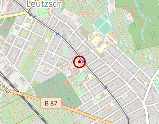 Karte: Kurzzeitpflegestation des Ökumenische Sozialstation Leipzig e.V.