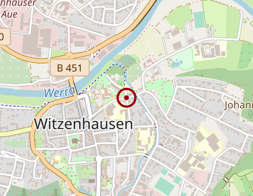 Karte: Klinikum Werra Meißner GmbH / Standort Witzenhausen