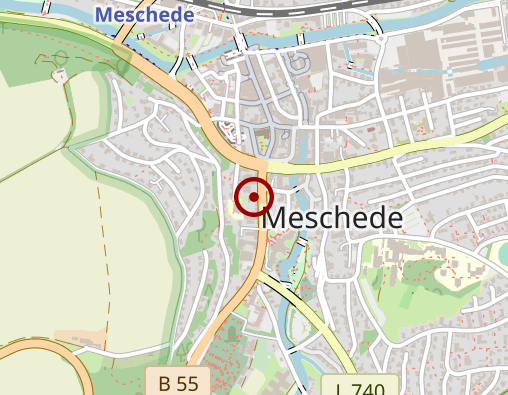 Karte: Caritas-Sozialstation Meschede