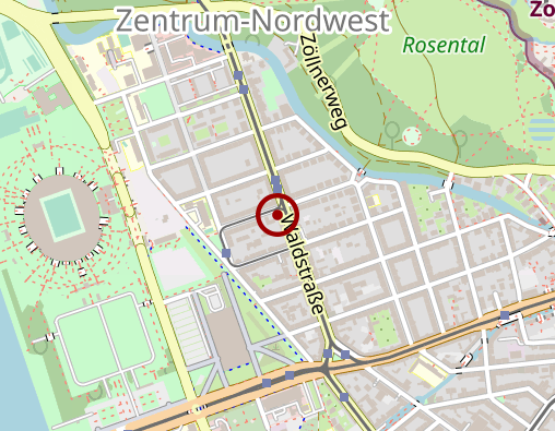 Karte: Waldstraßen-Apotheke