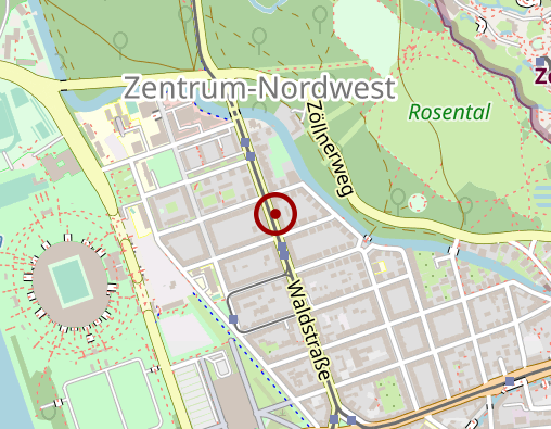 Karte: Ergotherapie am Sportforum