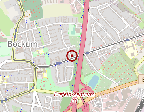 Karte: AMS ambulante Pflege Krefeld