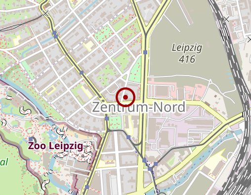 Karte: AZURIT Seniorenzentrum Palais-Balzac