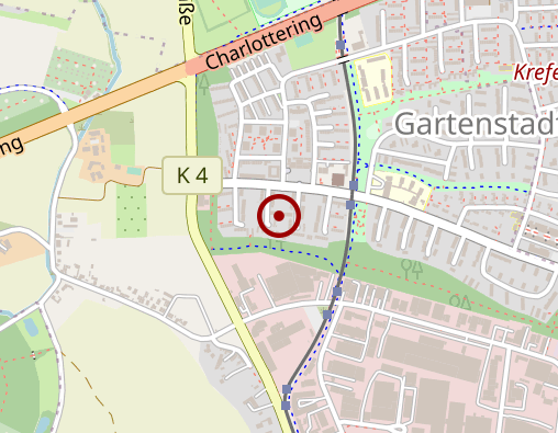 Karte: Lebenshilfe für Menschen mit geist.Behinderung Krefeld e.V.
